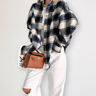 Holly Plaid Blouse