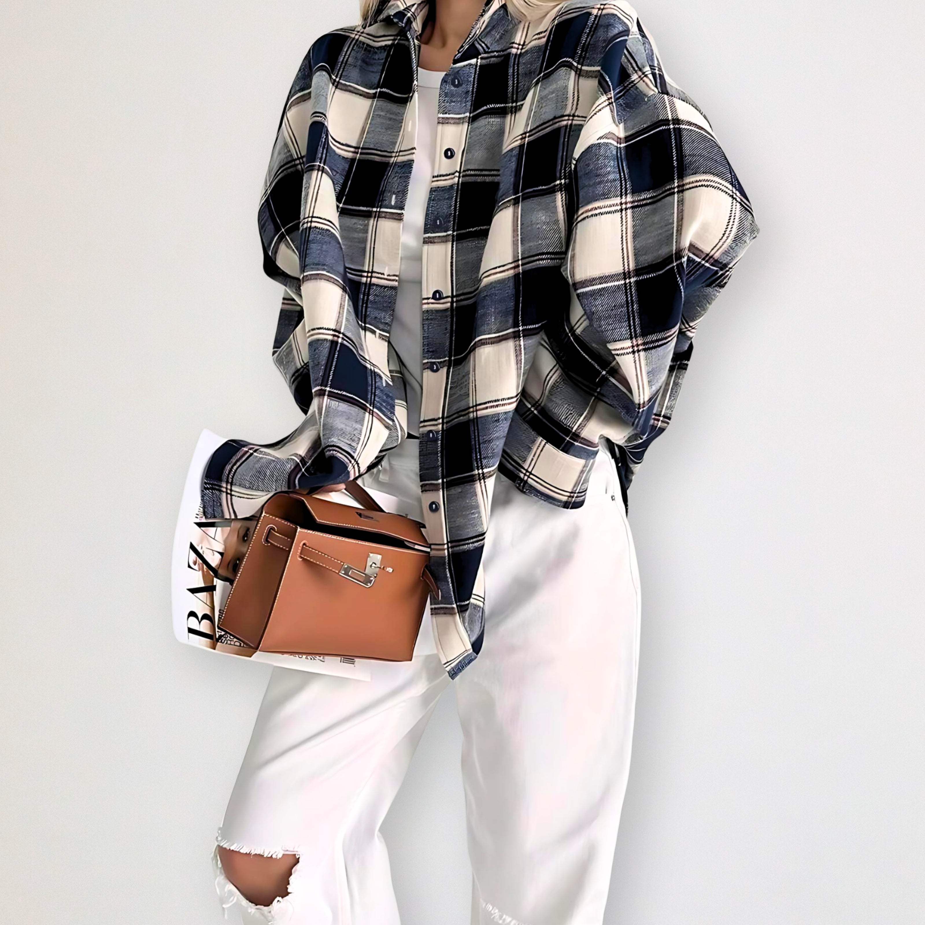 Holly Plaid Blouse